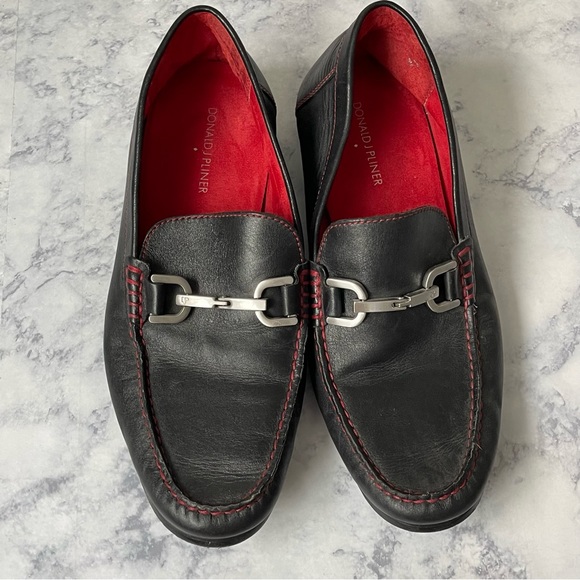 Donald J. Pliner | Shoes | Donald J Pliner Black Red Stitch  display picture 3